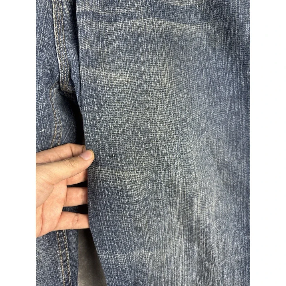 Vintage Black Label Baggy‎ Jeans Mens Size 36 (fits 40x31) Skull Logo Y2K Grunge